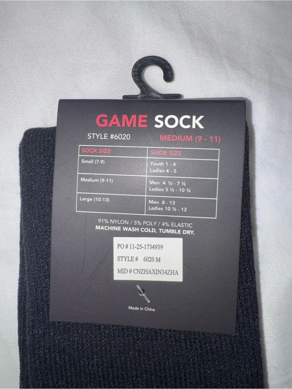 BNWT, Augusta sportswear, game socks , size medium 9-11
